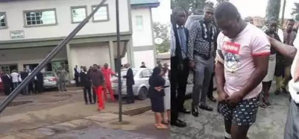 Gunmen Storm Imo High Court to Rescue Notorious Criminal Who is Facing Trial (Photo)